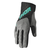 Gants enfant Thor Spectrum gris/noir/menthe 2025