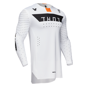 Maillot THOR Sportmode Rogue blanc/orange 2025
