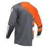 Maillot THOR Sector Checker charbon/orange 2025