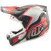 Casque Troy Lee Designs SE5 carbon Membrane noir/rouge