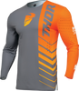 Maillot THOR Prime Analog gris/orange 2024