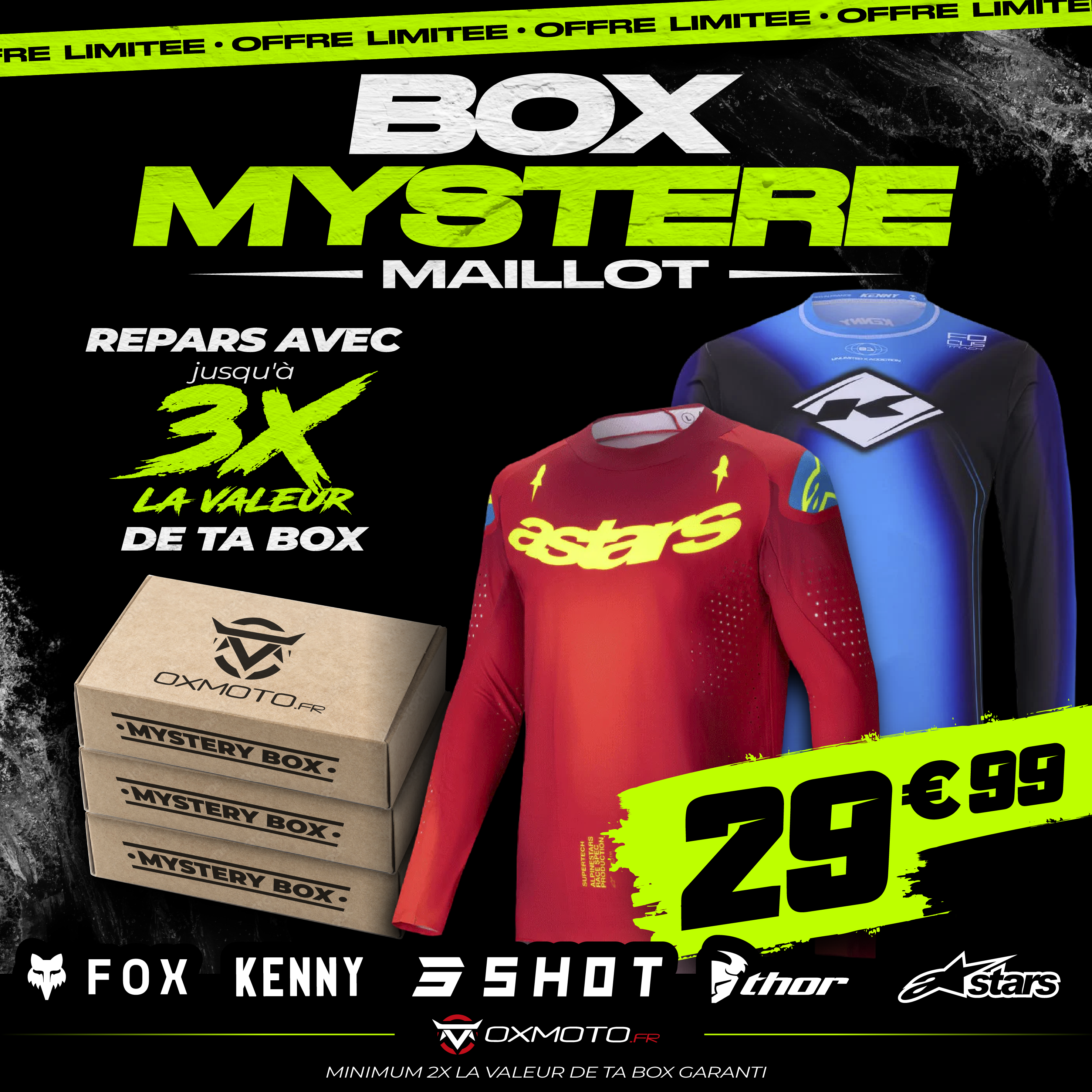 B'OX Mystère maillot OXMOTO