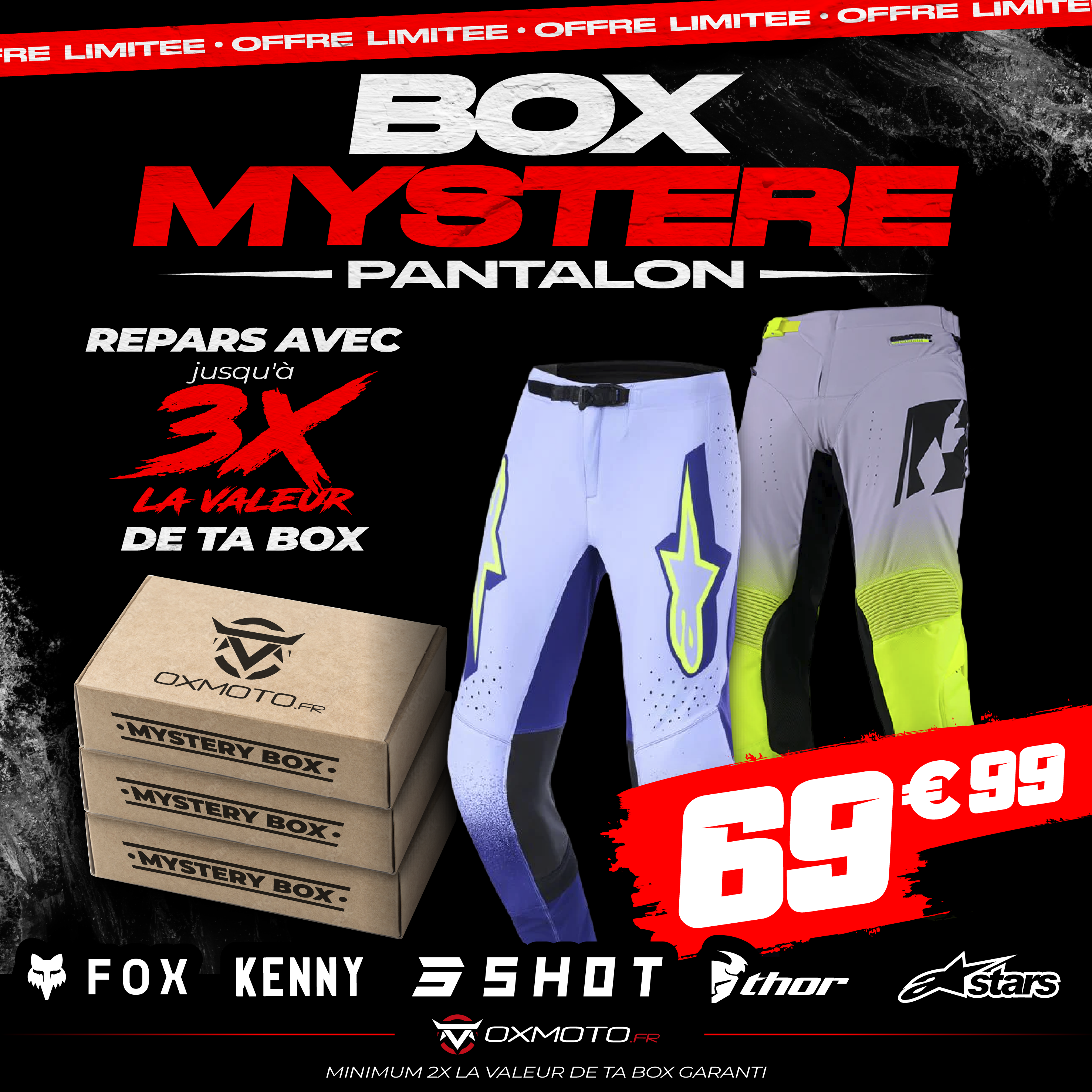 B'OX Mystère pantalon OXMOTO