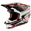 Casque ALPINESTARS SM5 Action 2 noir/blanc/rouge