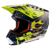 Casque ALPINESTARS SM5 Rash jaune/bleu