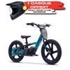 Draisienne SEDNA MX16 bleu + Casque KENNY