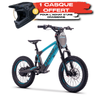 Draisienne SEDNA SX18 bleu + Casque KENNY