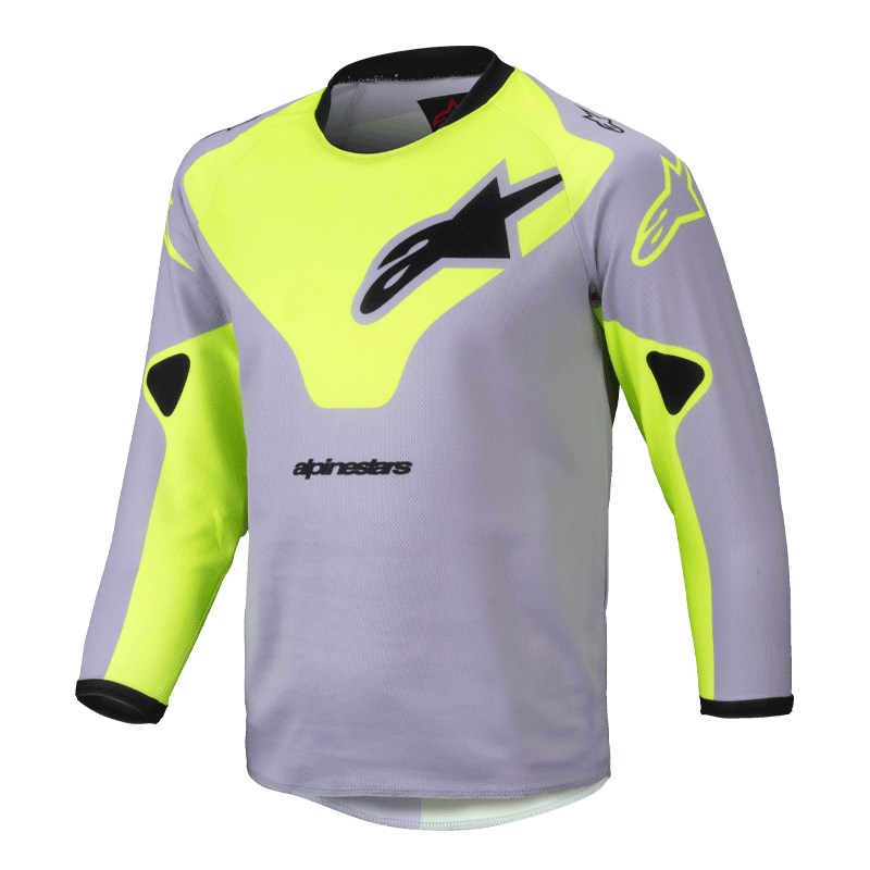 Tenue enfant ALPINESTARS Racer Kids gris/jaune 2025