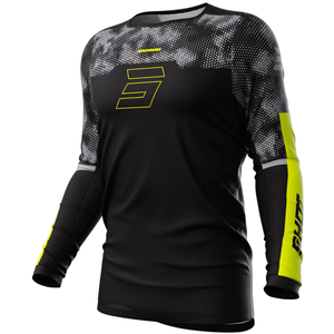 Maillot SHOT Contact Patrol noir/jaune