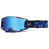 Lunettes 100% Armega LE BRUNI signature bleu/or