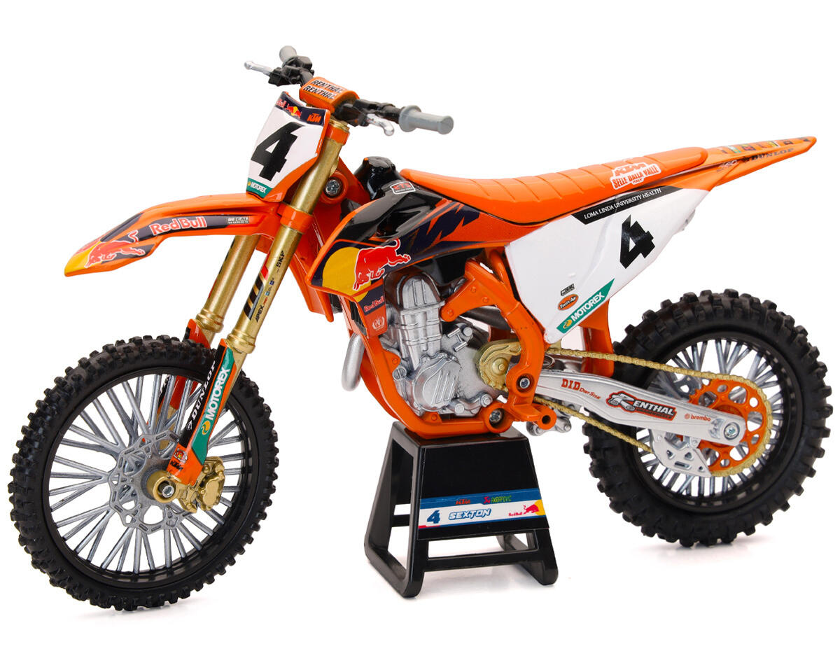 Maquette Moto KTM 450 SX-F Red Bull C. SEXTON échelle 1/12