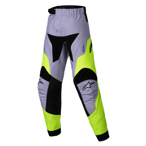 Pantalon enfant ALPINESTARS Racer Kids gris/jaune 2025