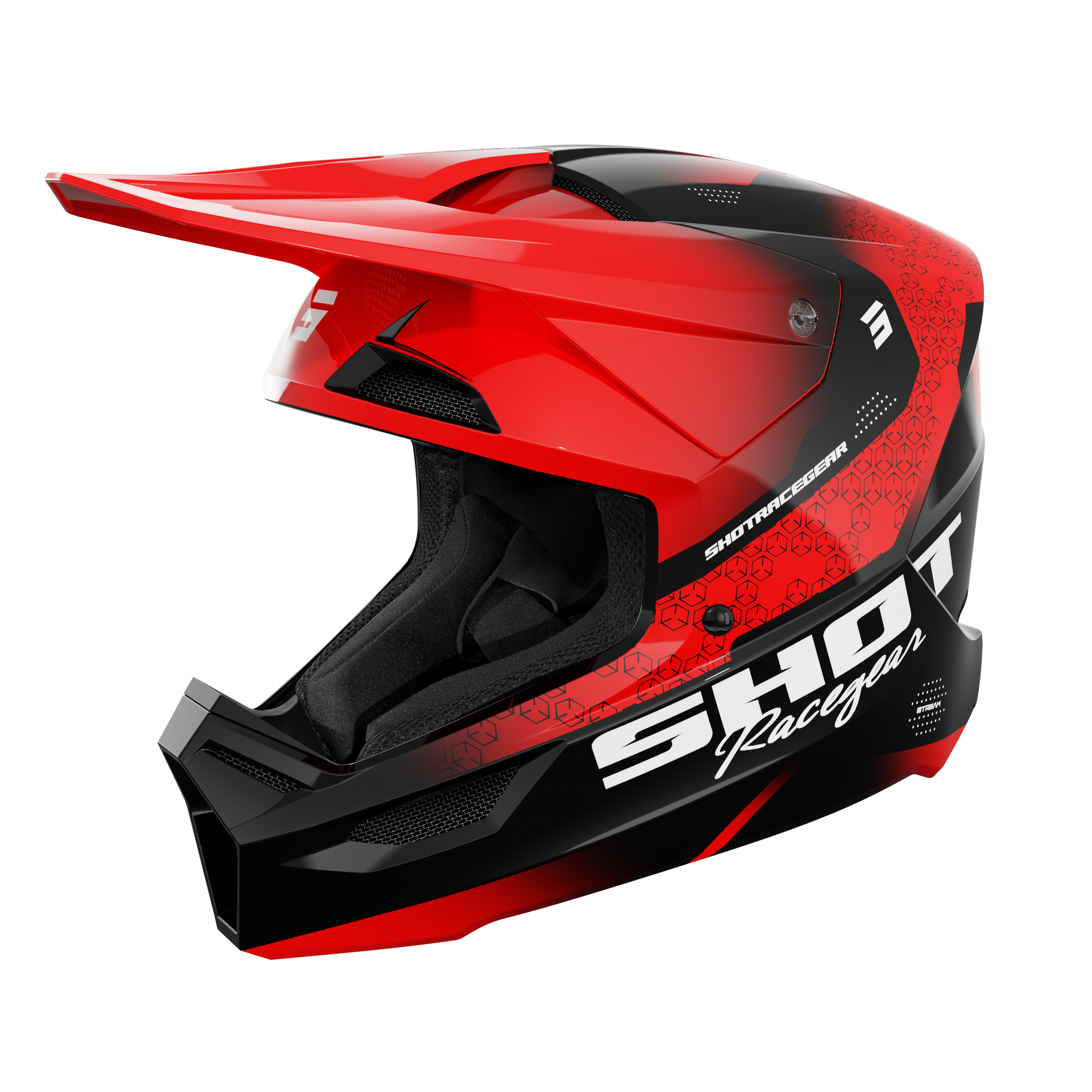 Casque SHOT Furious Stream rouge brillant 2027