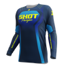 Maillot SHOT Contact Stream bleu 2027