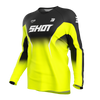 Maillot SHOT Draw Clash jaune fluo 2027