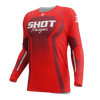 Maillot SHOT Contact Stream rouge 2027