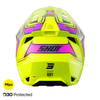Casque SHOT Lite Glory jaune fluo nacré 2027