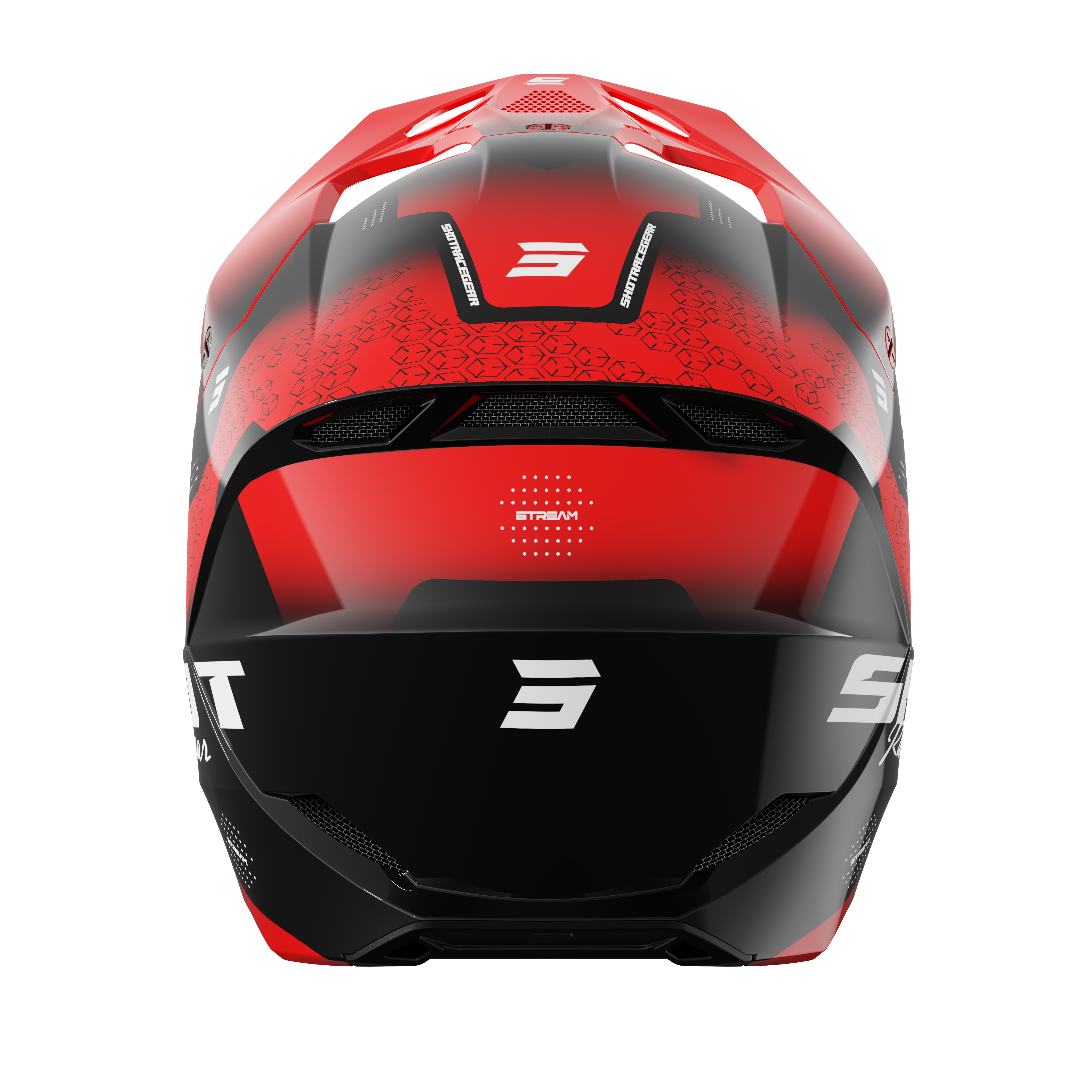 Casque SHOT Furious Stream rouge brillant 2027