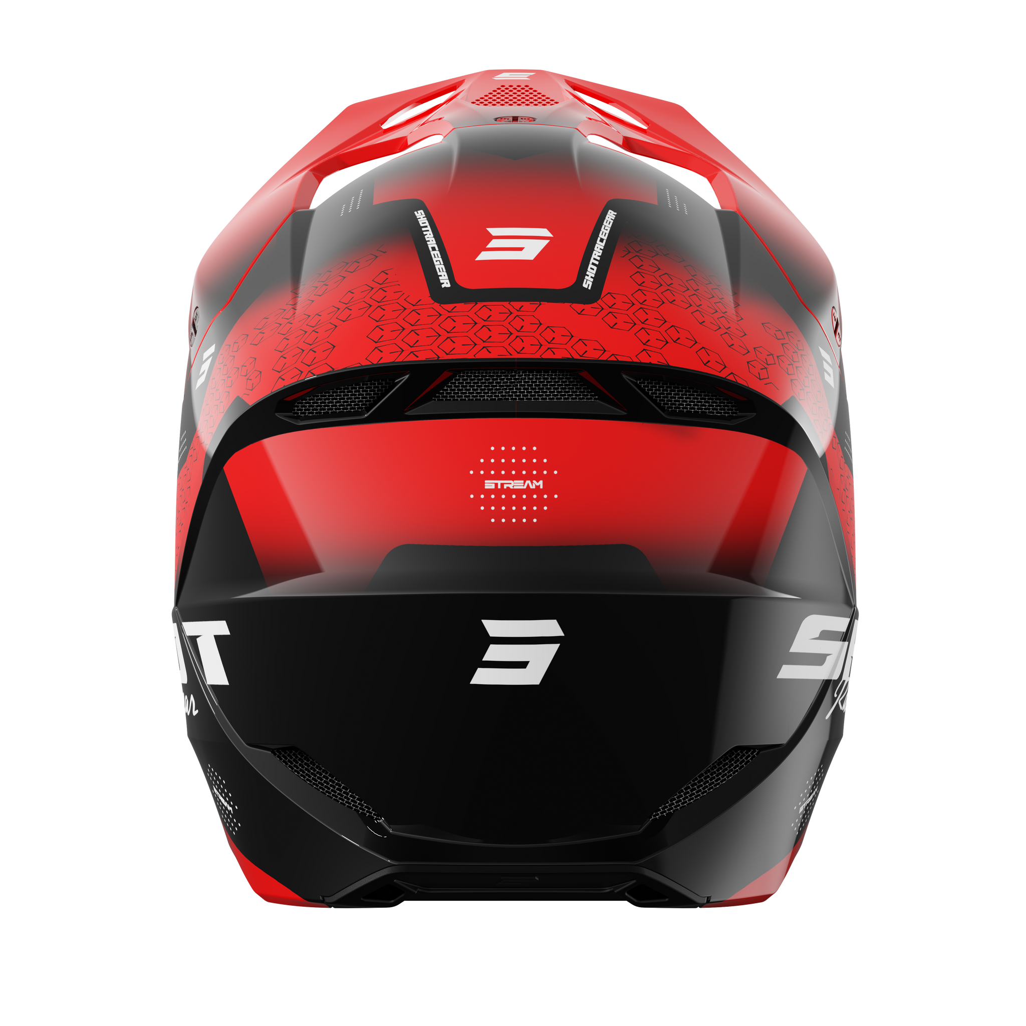 Casque SHOT Furious Stream rouge brillant 2027