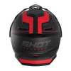 Casque SHOT Trek Max Vision Rally noir/rouge mat 2027