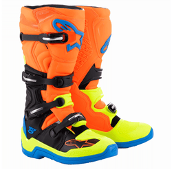 Bottes ALPINESTARS Tech 5 orange/noir/jaune 2025