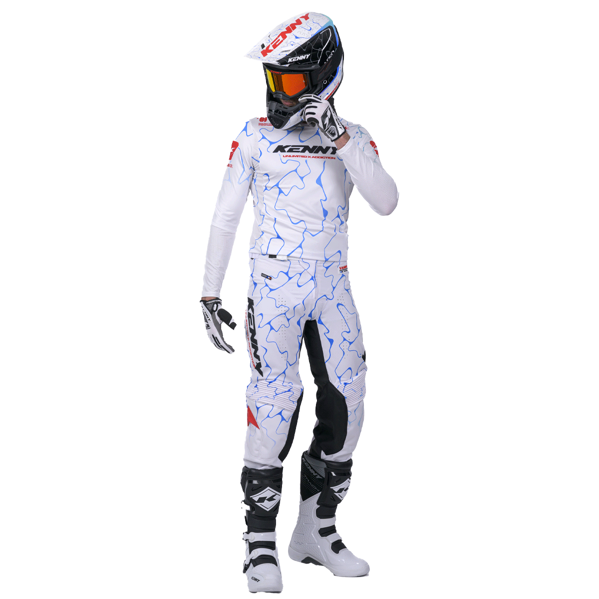 Tenue Kenny Performance wave blanc