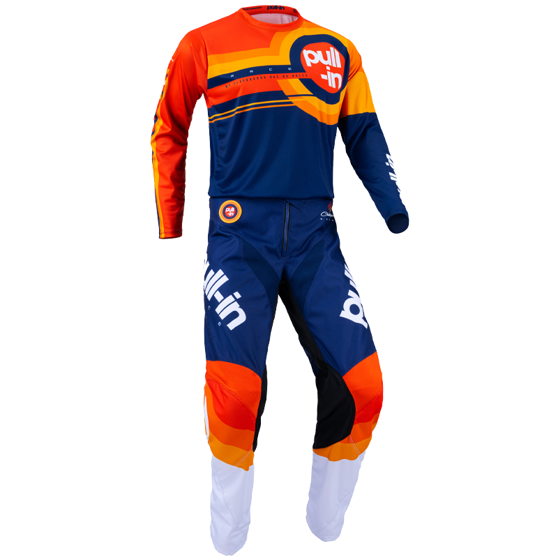 Tenue enfant Pull-In Race orange/navy 2023