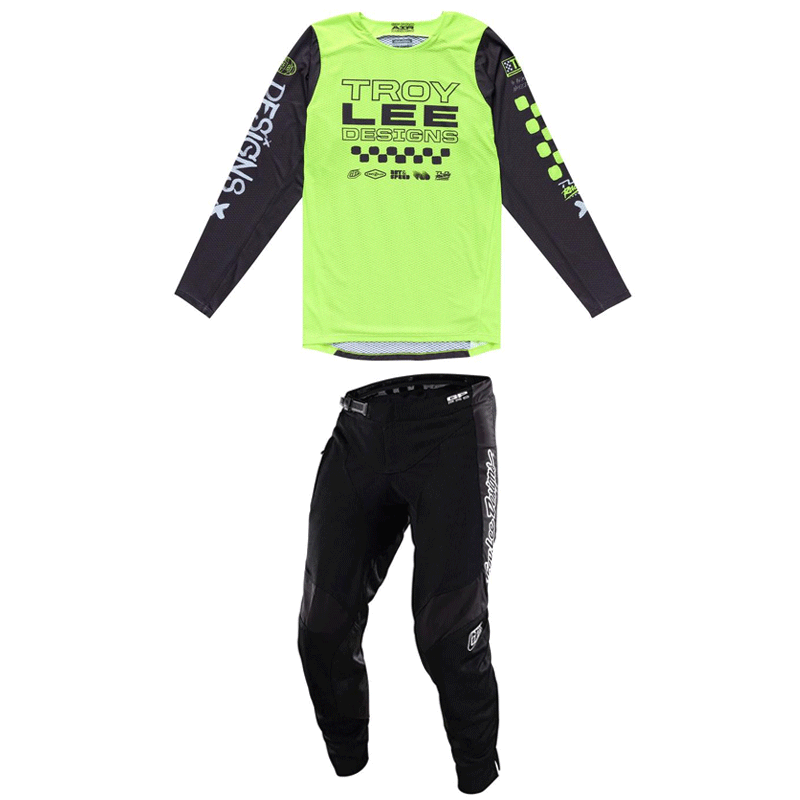 Tenue Troy Lee Designs GP Pro AIR standard jaune/noir