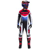 Tenue ALPINESTARS Techstar KNIF noir/blanc/rouge