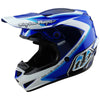 Casque Troy Lee Designs GP Shutter bleu/blanc