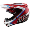 Casque Troy Lee Designs GP Shutter rouge/blanc