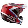 Casque Troy Lee Designs GP Shutter rouge/blanc