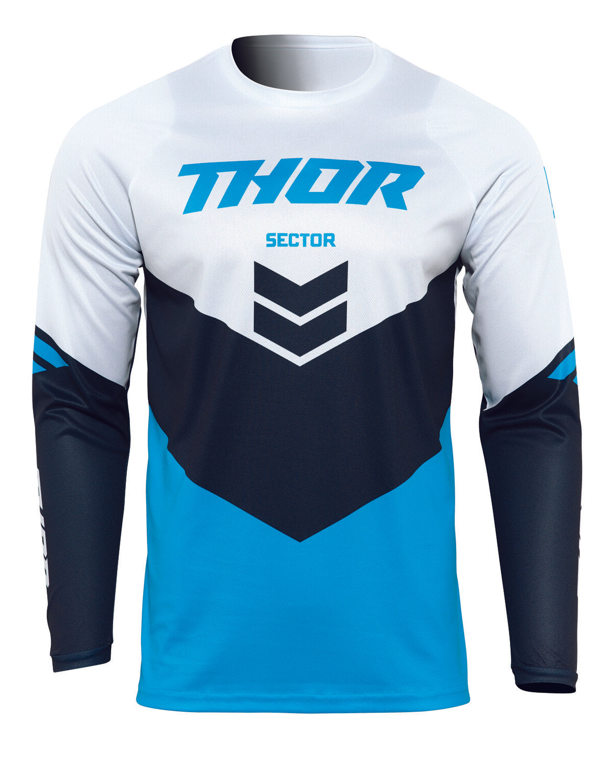 Thor Motocross - Casque enfant Sector Chev Bleu / Gris