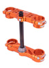 Té de fourche XTRIG ROCS Tech Offset 22 mm orange KTM SX50