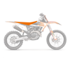 Housse de selle BLACKBIRD Pyramid orange KTM SX-SXF