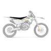 Housse de selle BLACKBIRD Pyramid noire Husqvarna FC-TC