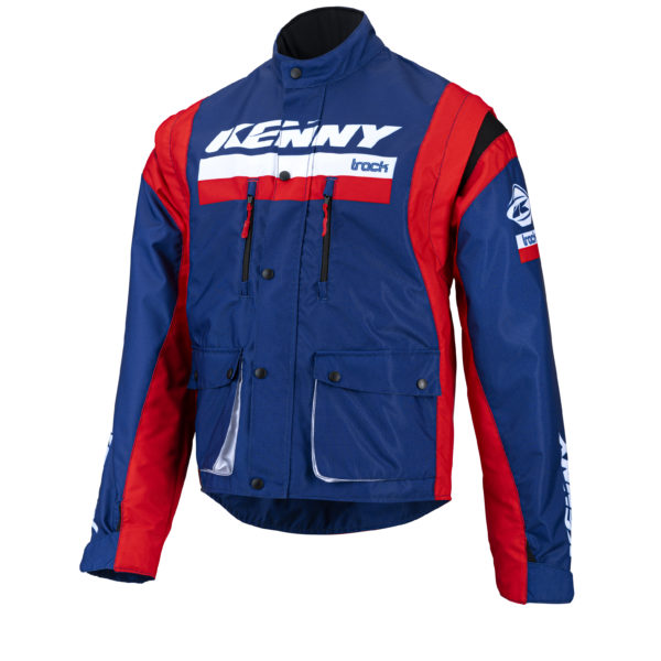 Veste enduro Kenny Track navy/rouge