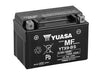 Batterie Yuasa sans entretien livrée avec pack acide