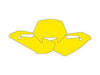 Fonds de plaques Blackbird jaune