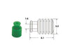Joints silicone creux 090 FRKW BIHR Ø1,6mm vert