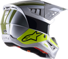 Casque Alpinestars SM5 Bond gris/jaune