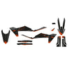 Kit déco BLACKBIRD noir mate KTM SX/SX-F
