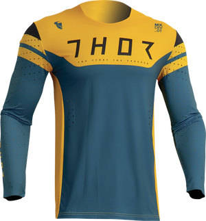 Maillot THOR Prime Rival teal/jaune