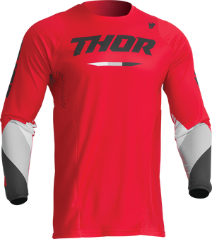 Maillot enfant THOR Pulse Tactic rouge 2024