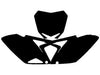 Fonds de plaques Blackbird noir