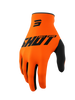 Gants Shot Raw burst orange