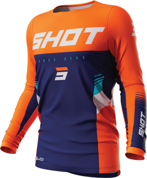 Maillot SHOT Contact Tracer orange fluo