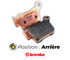 Plaquettes de frein arrière BREMBO 07YA41SD métal fritté