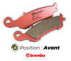 Plaquettes de frein avant BREMBO 07YA16SD métal fritté